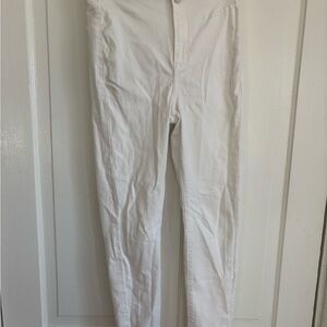 Free People White Skinny Pants